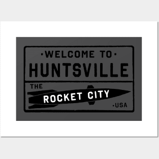 Vintage Huntsville Rocket City Posters and Art